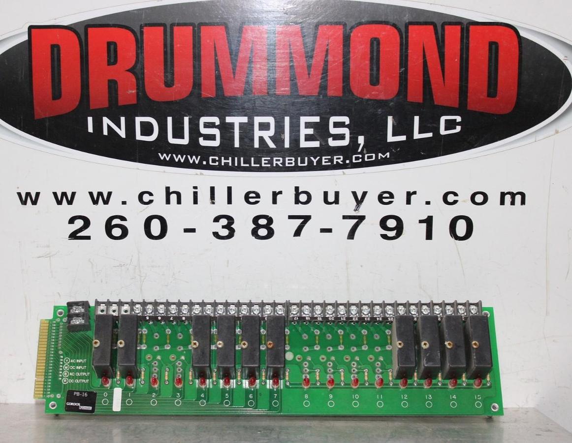 Used CROUZET GORDOS CHANNEL I/O CIRCUIT BOARD PB-16 **WARRANTY INCLUDED**