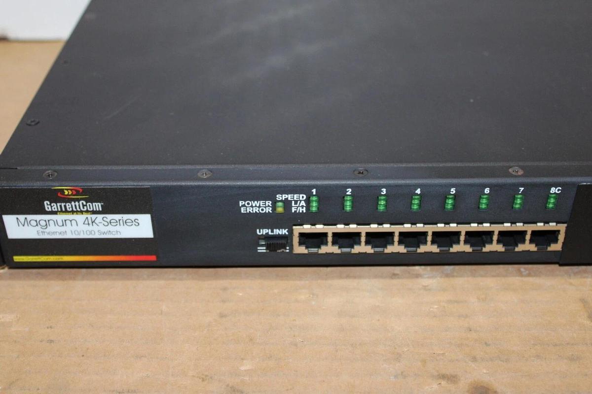 Used GARRETTCOM MAGNUM 4K ETHERNET 10/100 SWITCH 4K16 **WARRANTY INCLUDED**