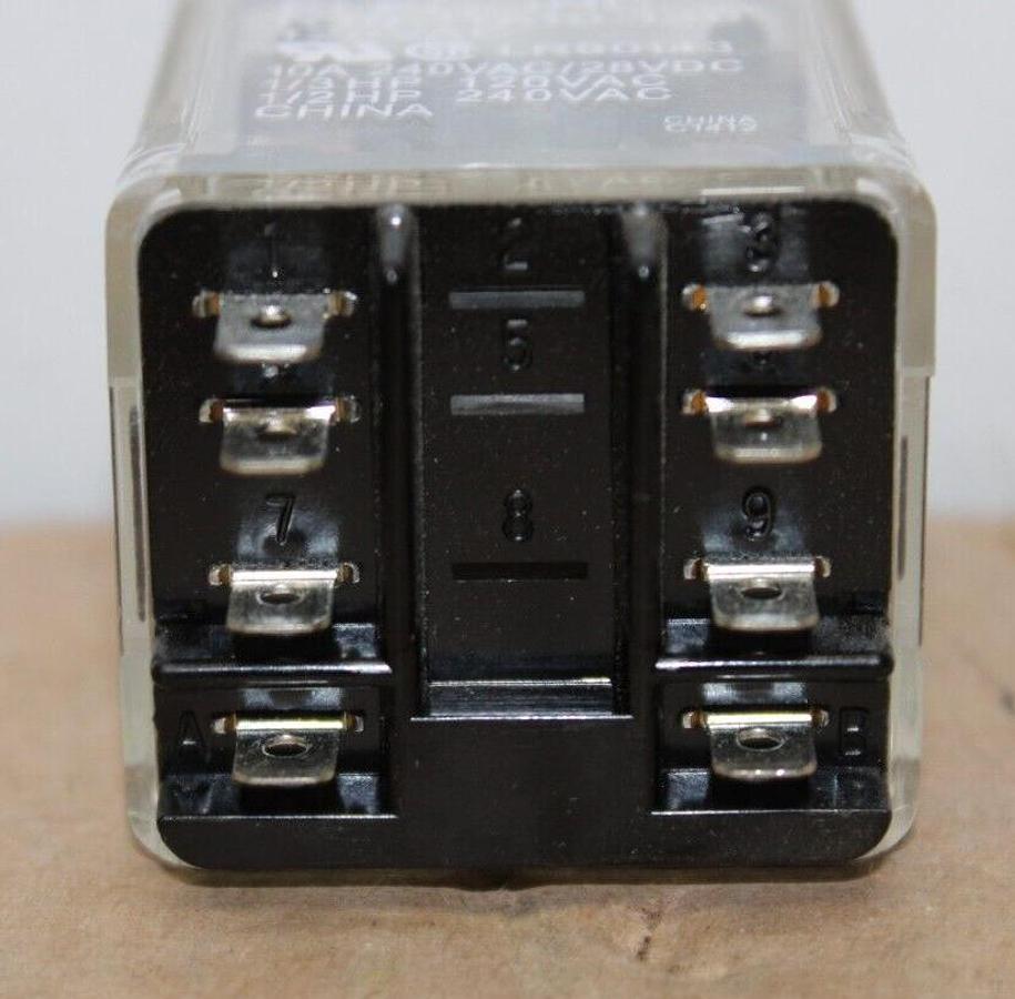 Used LOT OF 2 NTE ELECTRIC RELAY R10-11A10-120 240 VAC 10 AMP **WARRANTY**