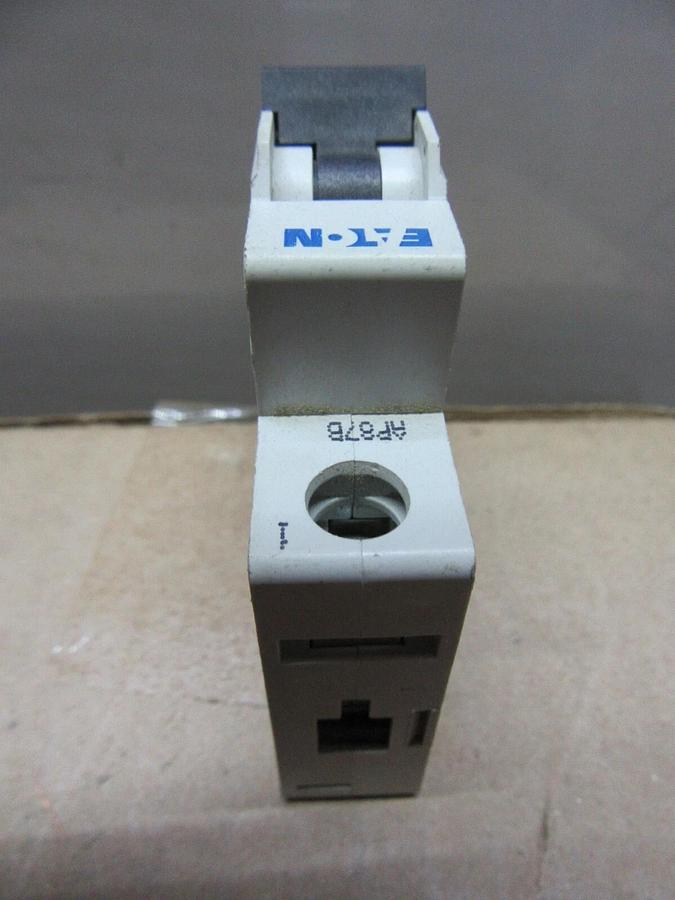 Used EATON SINGLE POLE BREAKER FAZ-B1,5/1-SP 6 AMP 277 VAC **WARRANTY INCLUDED**