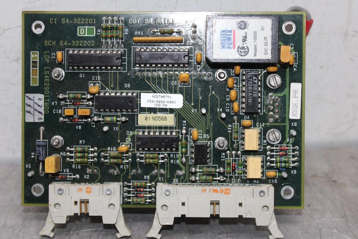 Used ALSTOM DISPLAY CIRCUIT BOARD L54E2901TW00 FEG-S032-K001 54-322201 *WARRANTY*