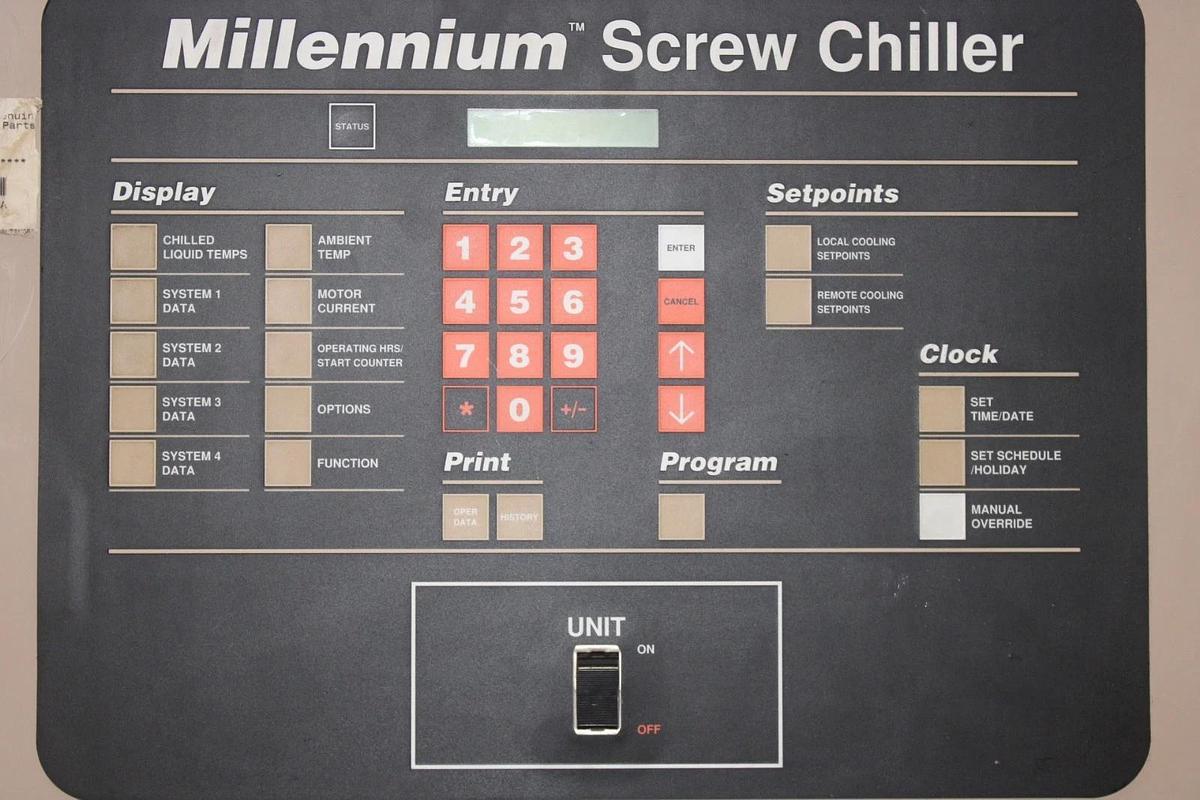Used YORK MILLENNIUM SCREW CHILLER CONTROL PANEL 024-30910-000 **WARRANTY**