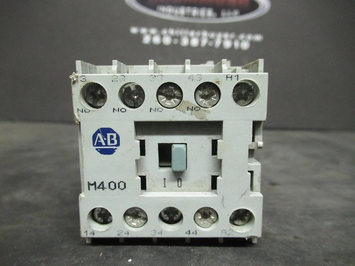 Used ALLEN BRADLEY CONTACTOR 700DC-M400* SER. A 12 AMP 600 VAC