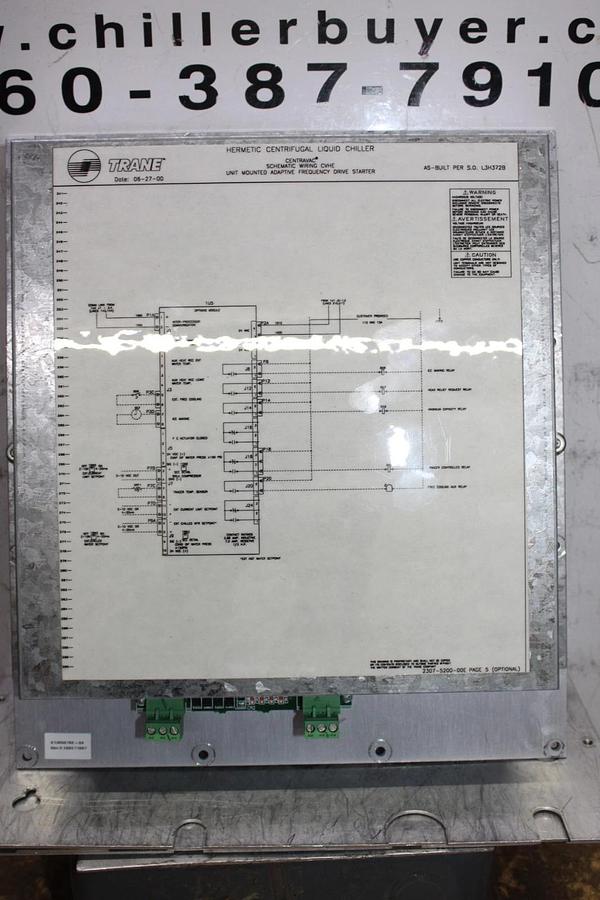 Used TRANE ADAPTIVE CHILLER CONTROL PANEL 6400-1020-01 X13650782-04 REV. D *WARRANTY*