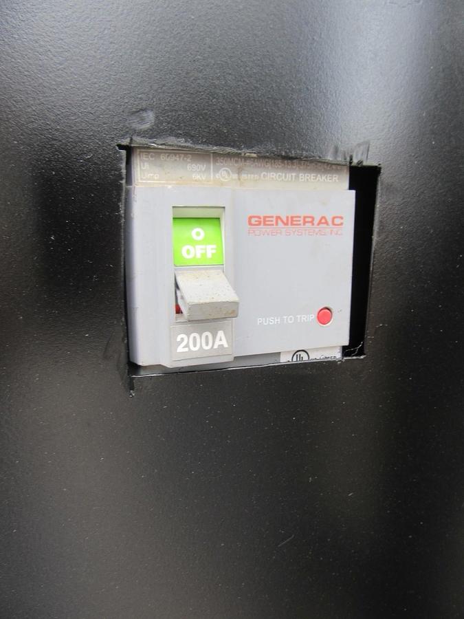 Used 48 KW 50 KW GENERATOR GENERAC NAT GAS LP PROPANE 120/240 V 1 PH 142 HRS WE SHIP