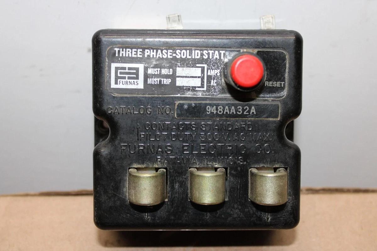 Used FURNAS THREE PHASE SOLID STATE RELAY 948AA32A **WARRANTY INCLUDED**
