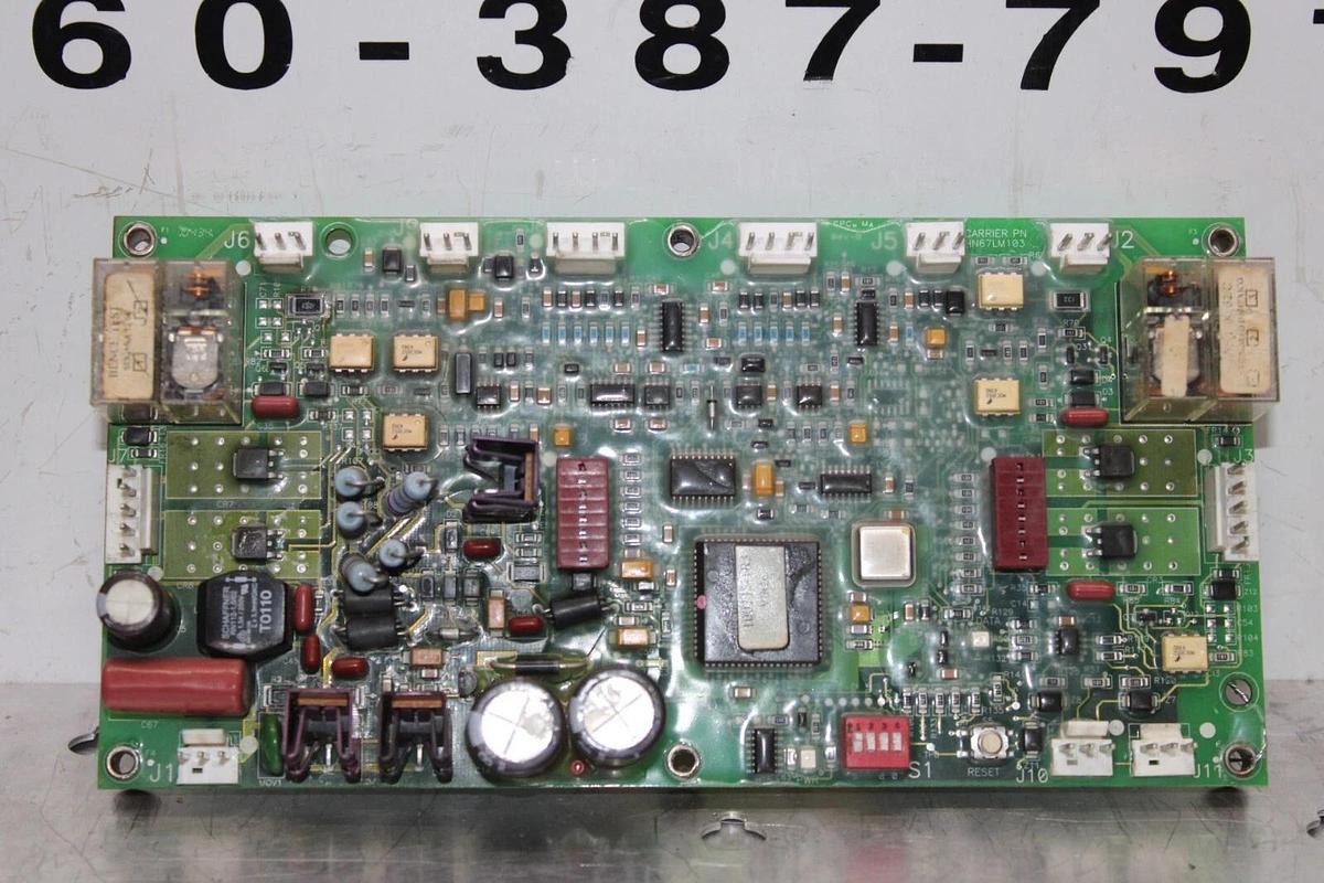 Used CARRIER HVAC CHILLER COMPRESSOR PROTECTION CIRCUIT BOARD HN67LM103 *WARRANTY*