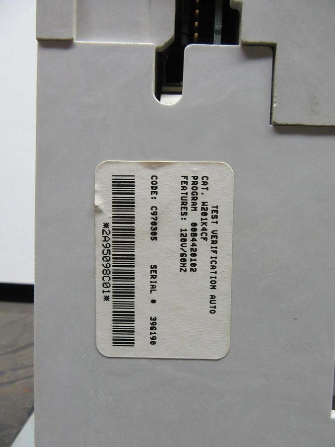 Used CUTLER HAMMER NEMA SIZE 4 CONTACTOR W201K4CF 135 AMP 600 VAC 100 HP 3-PHASE