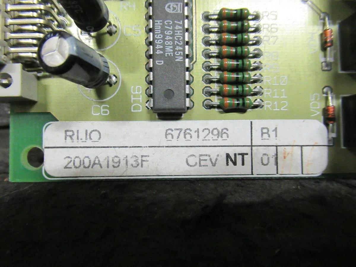 Used MERLIN GERIN CIRCUIT BOARD MODEL RIJO 6761296 6761295XD-1B 6761295XD-2B WARRANTY