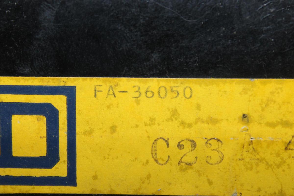 Used SQUARE D I-LINE CIRCUIT BREAKER FA34040 SERIES 2 40 AMP 480 VAC 3-POLE