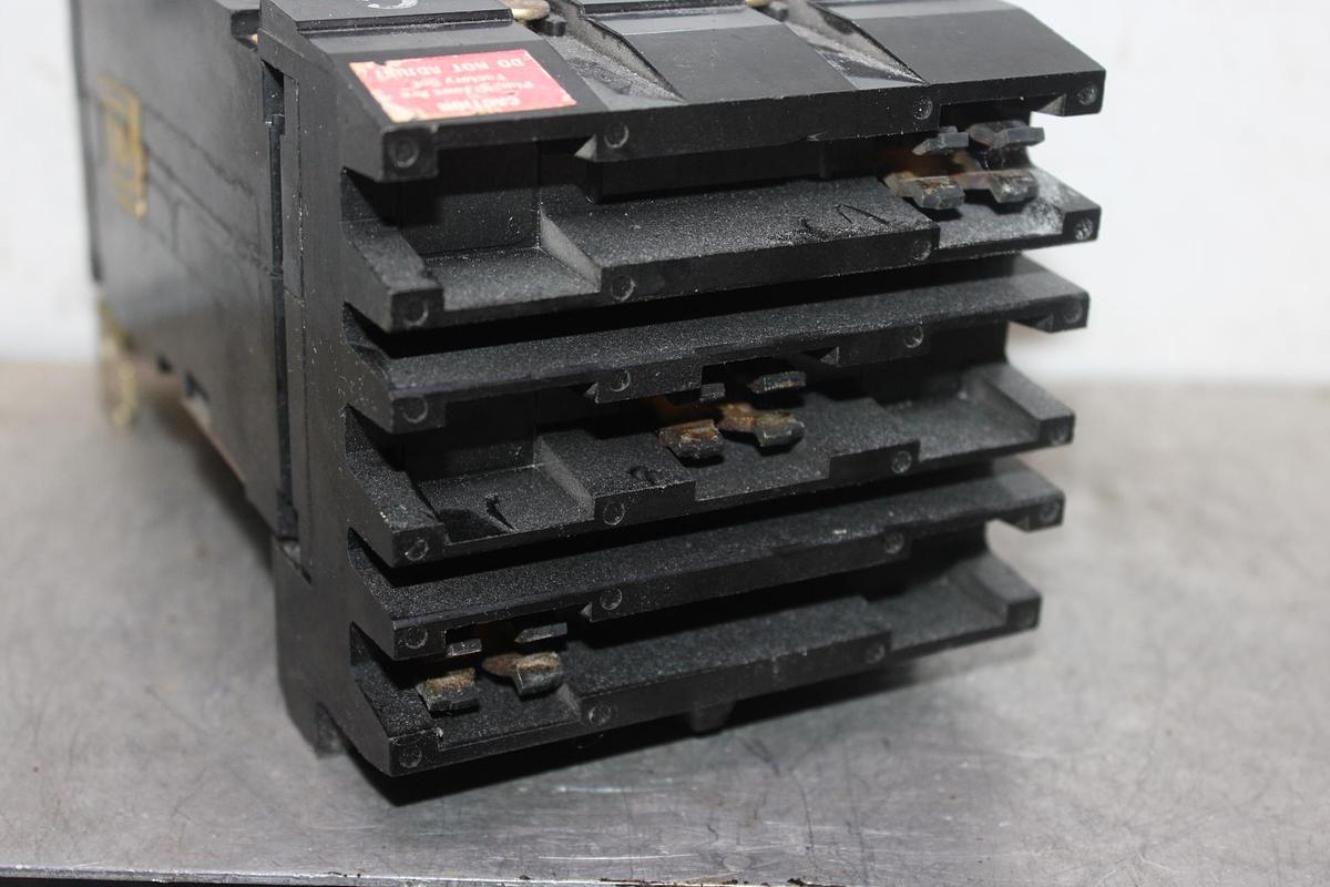 Used SQUARE D I-LINE CIRCUIT BREAKER FH36020 20 AMP 600 VAC 3-POLE