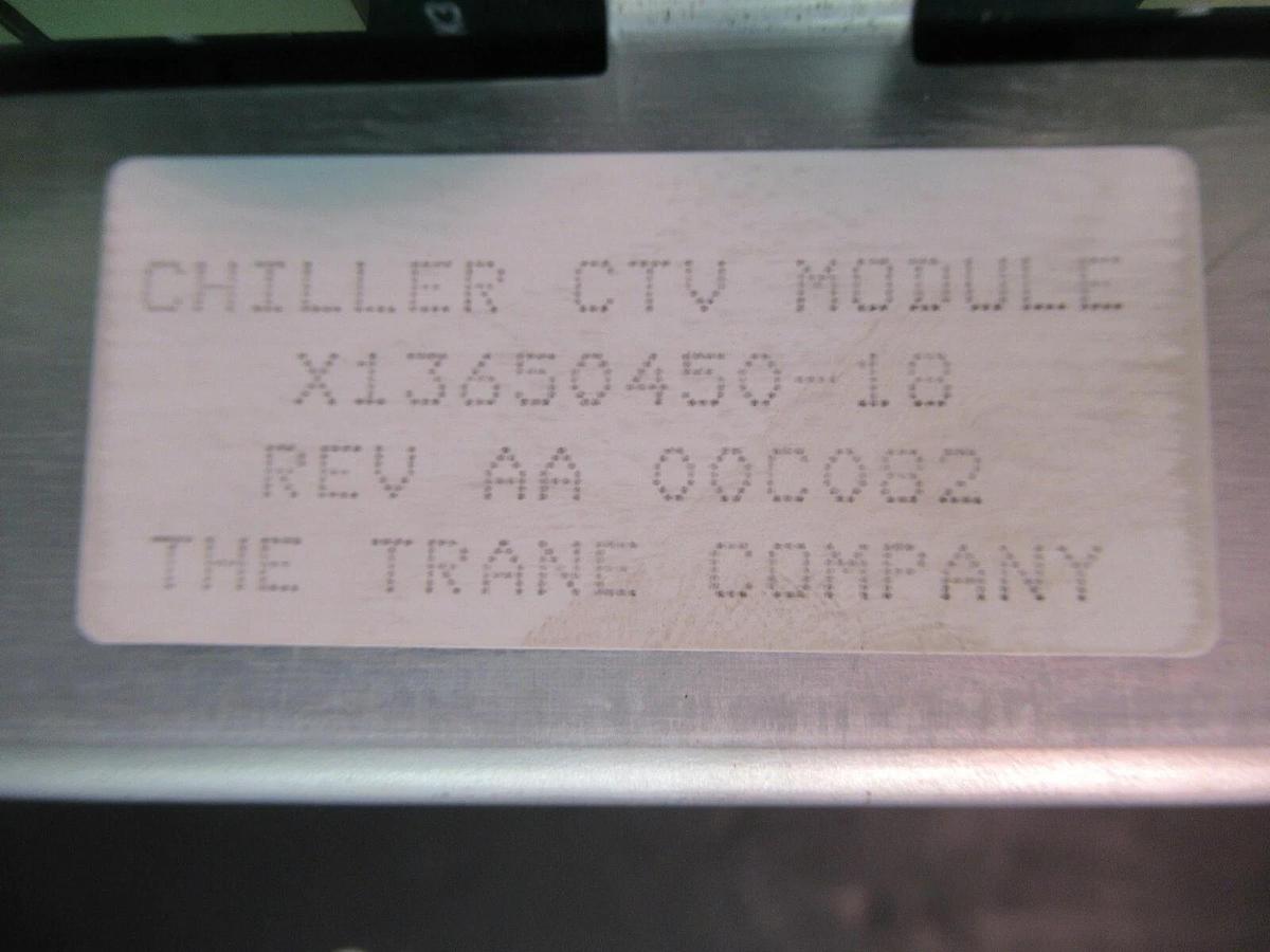 Used TRANE AMERICAN STANDARD CHILLER CTV MODULE X13650450-18 REV AA **WARRANTY**
