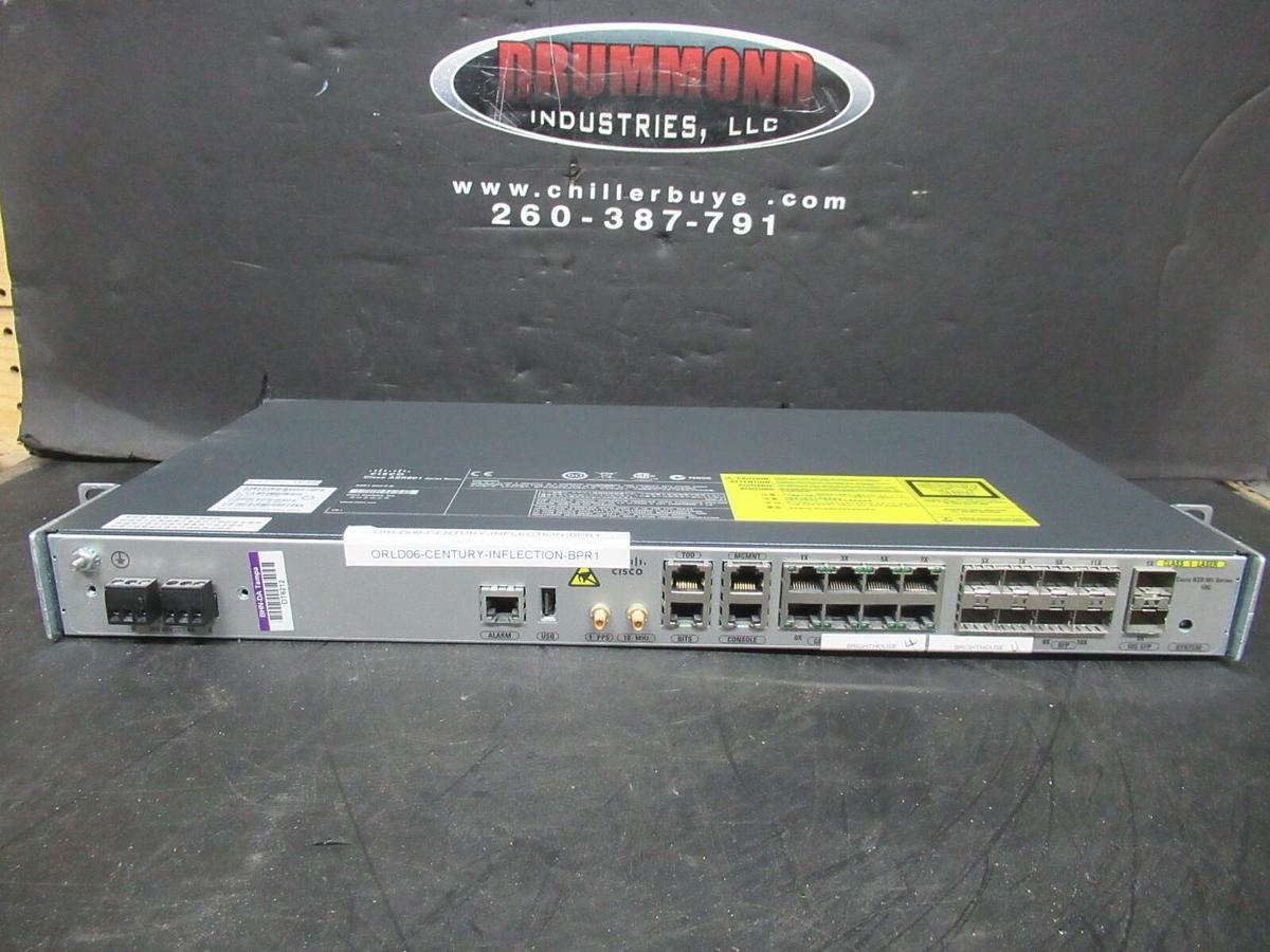 Used CISCO ASR 901 SERIES AGGREGATION SERVICES ROUTER A901-6CZ-F-D V02 10 GB ETHERNET