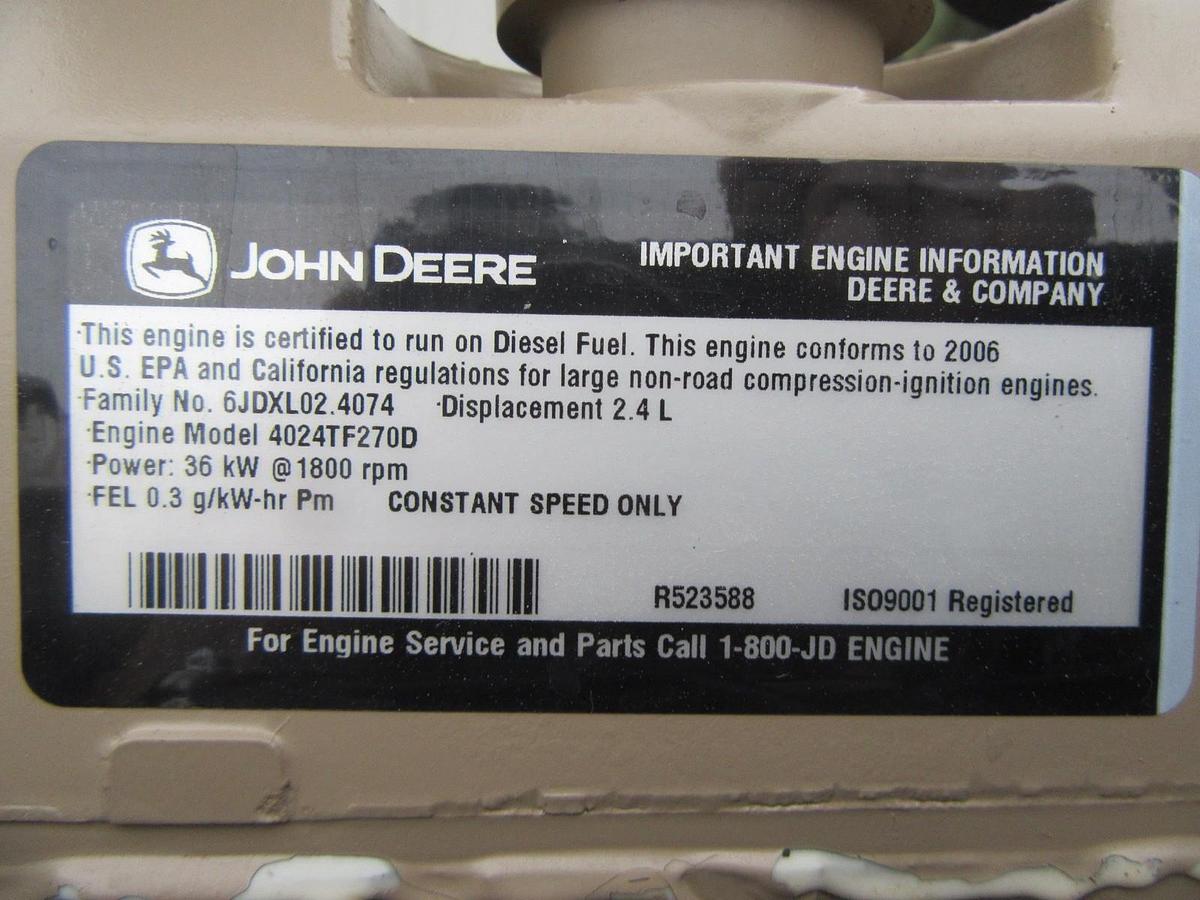 Used 30 KW DIESEL GENERATOR GENERAC 120/240 VOLT SINGLE PHASE 403 HOURS VIDEO WE SHIP