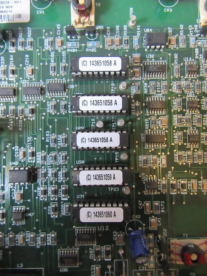 Used EXIDE / POWERWARE 101073072-001 REV N02 INVERTER CONTROL CIRCUIT BOARD