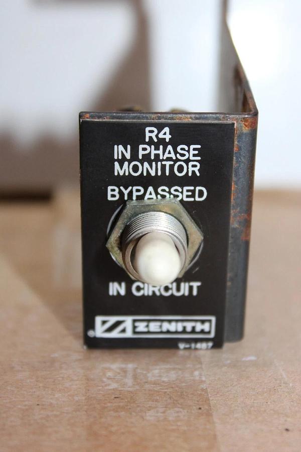 Used ZENITH CONTROLS IN-PHASE MONITOR R43 W/ BYPASS SWITCH **WARRANTY**