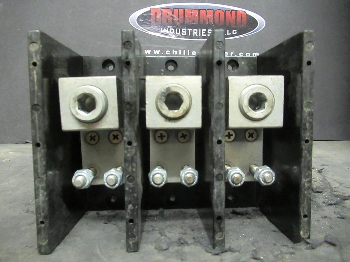 Used MARATHON 1443569 DISTRIBUTION LUG SET 380 AMP 500 MCM - 1/4-20 STUD 600 V 3 PH