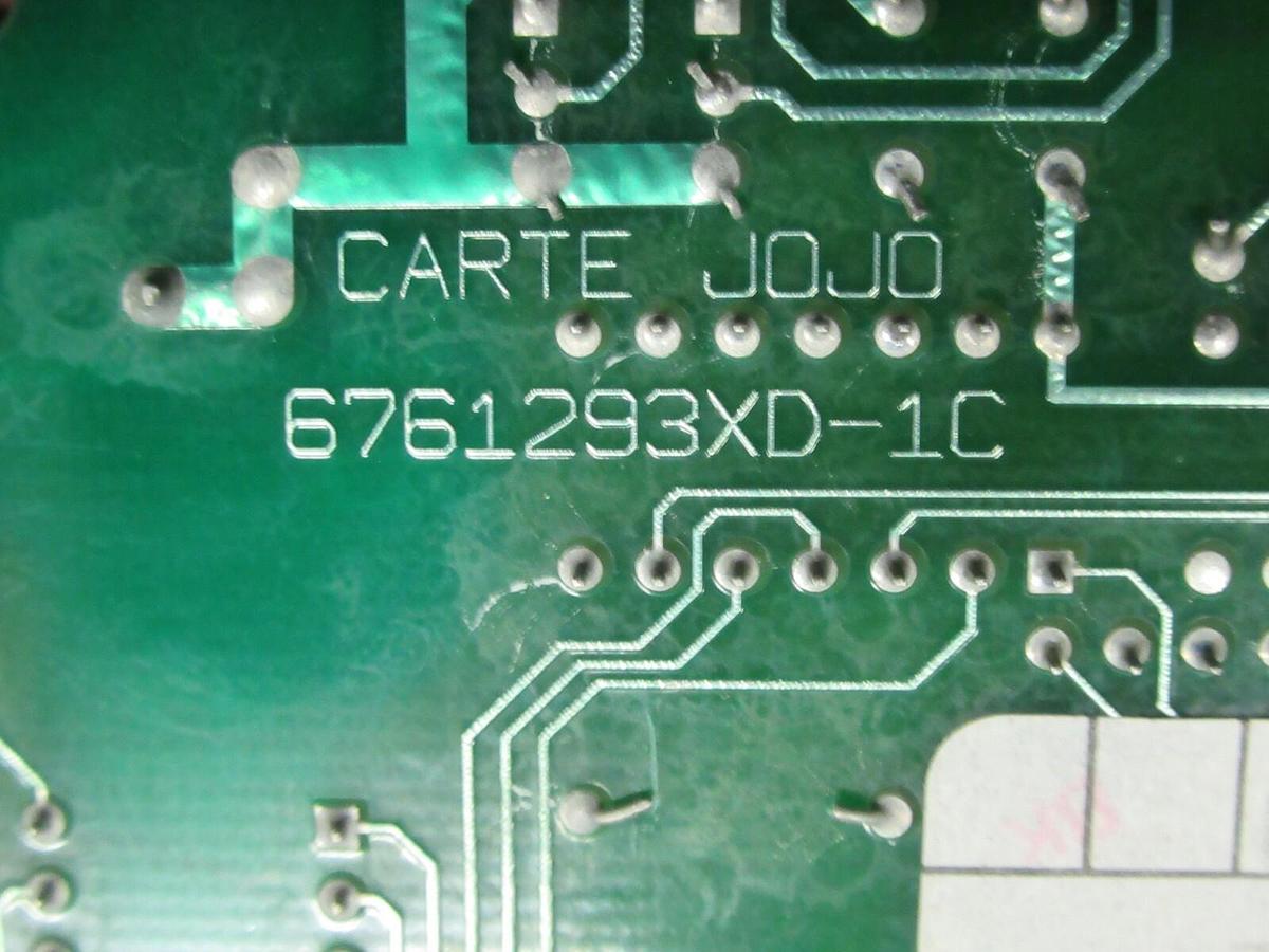 Used MERLIN GERIN CIRCUIT BOARD MODEL JOJO 6761294 C2 CARTE 6761293XD-1C *WARRANTY*