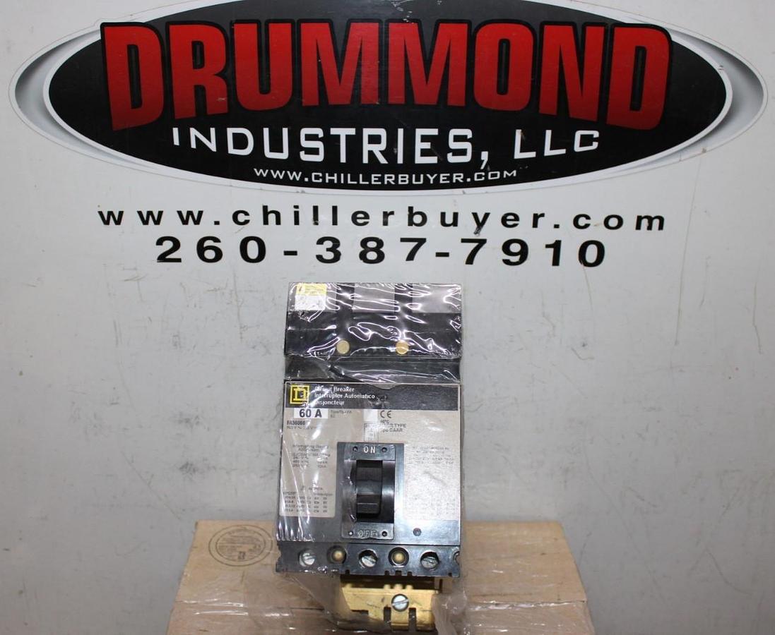 NEW SURPLUS SQUARE D I-LINE CIRCUIT BREAKER FA36060 60 AMP 600 VOLT 3-POLE