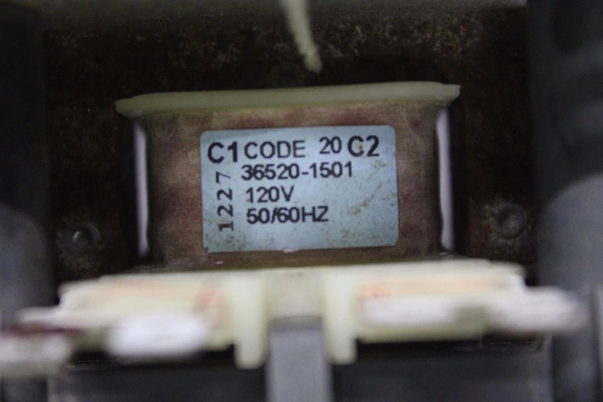 Used TYCO ELECTRONICS CONTACTOR HN53HF115 3100-30T1728TX 60 AMP 600 VAC 3-PHASE