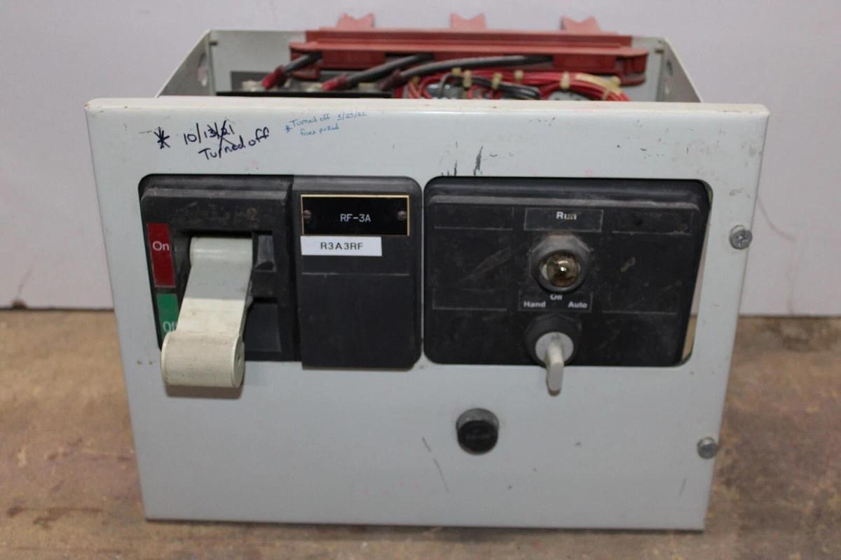 Used CUTLER HAMMER MCC STARTER BUCKET 2100 FREEDOM 12" CL75250-6 60 AMP SIZE 2