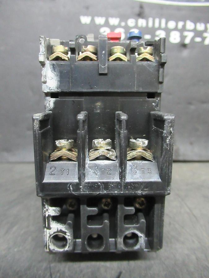Used TELEMECANIQUE STARTER LC1D1206 W/ OVERLOAD RELAY LR2-D1312 25 AMP 600 VAC 10 HP
