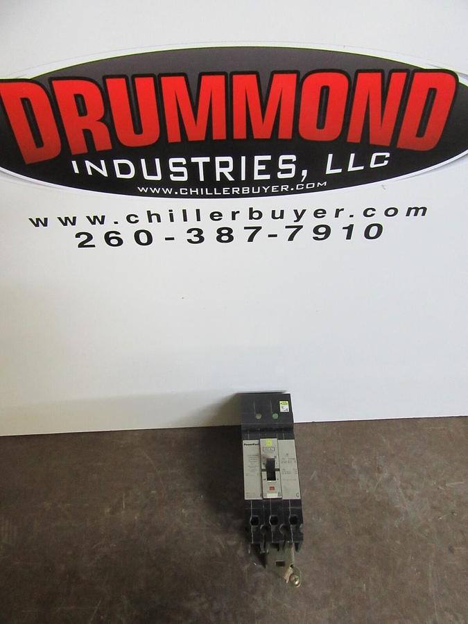 Used SQUARE D I-LINE POWERPACT BREAKER FGA34060 60 AMP 480/277 VAC 3-POLE *WARRANTY*