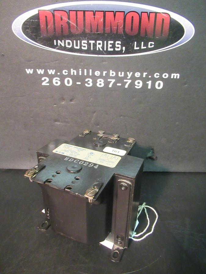 Used 0.225 KVA (225 VA) CUTLER HAMMER TRANSFORMER C340ET0 SER. A1 240/480 VAC