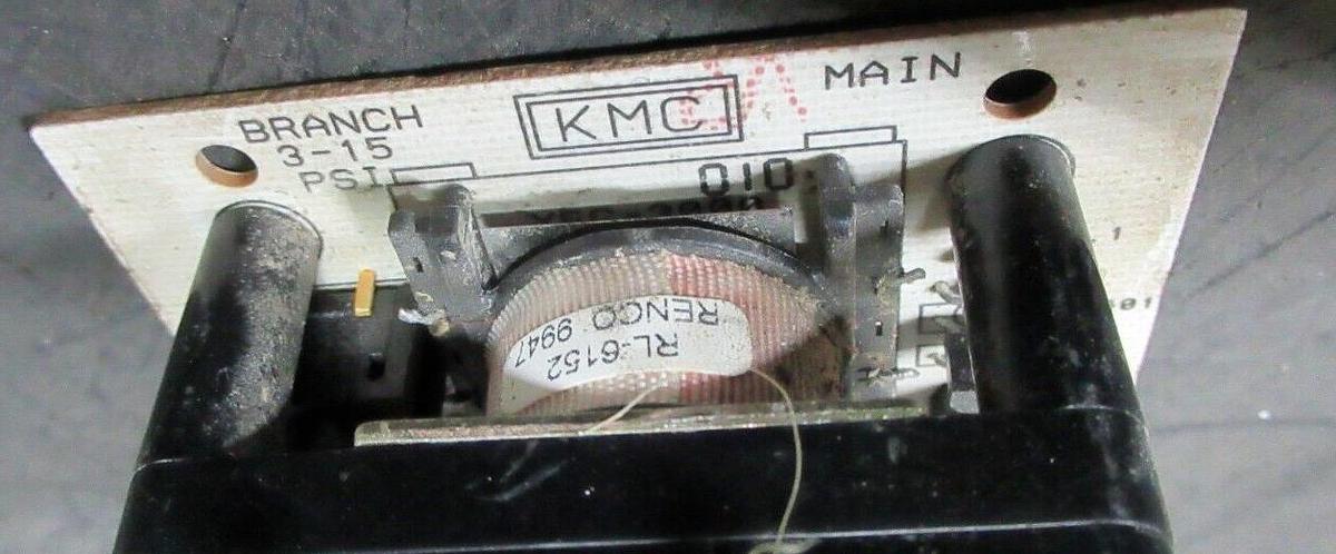 Used KMC ELECTRONIC PNEUMATIC TRANSDUCER 870-612-01 3-15 PSI W/ GAUGE **WARRANTY**