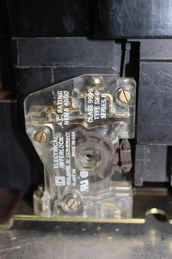 Used SQUARE D CONTACTOR 8502SF02 NEMA SIZE 4 600 VAC 100 HP COIL: 120 VOLT
