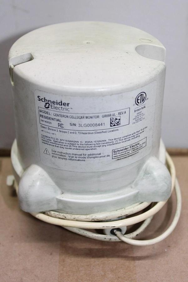 Used SCHNEIDER ELECTRIC CENTERON CELLULAR MONITOR G505R-VL REV. A