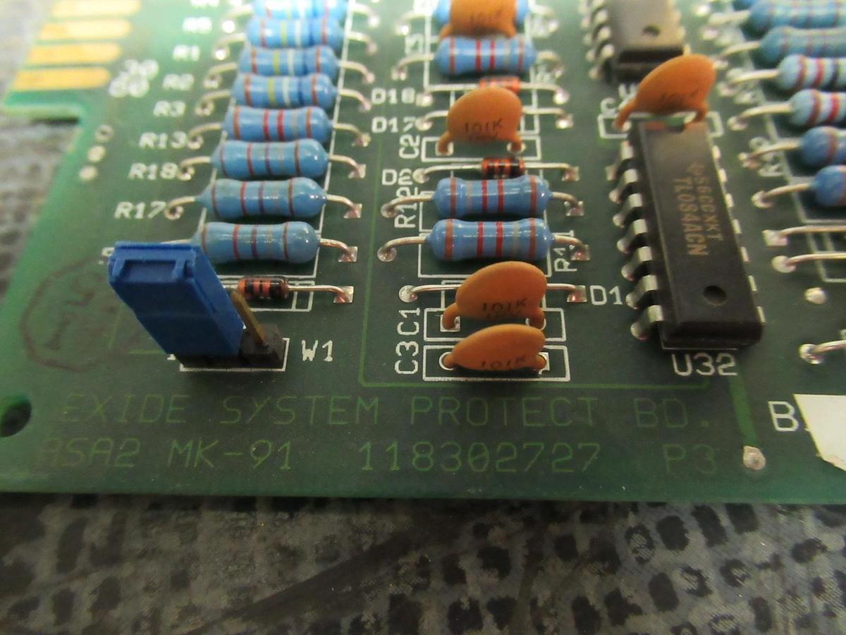 Used EXIDE SYSTEM PROTECT CARD CIRCUIT BOARD 106812008 REV B **WARRANTY INCLUDED**