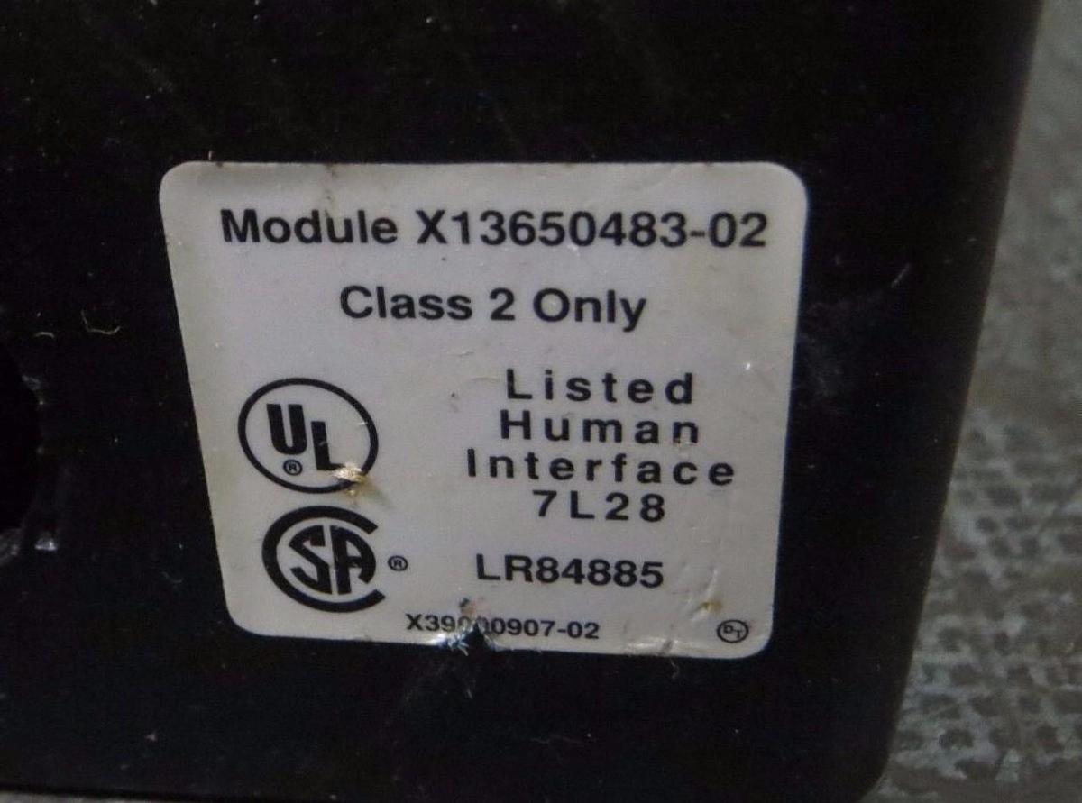 Used (1) TRANE COMM LINK CHILLER DISPLAY INTERFACE 24 VAC X13650483-02 HMI