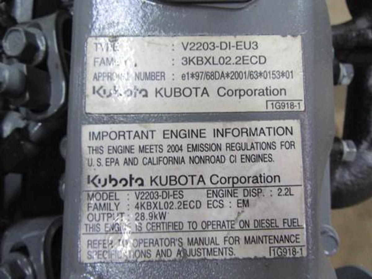 Refurbished 25 KW DIESEL KUBOTA 2203 GENERATOR GENUINE STAMFORD 277/480V IN STOCK NO WAIT