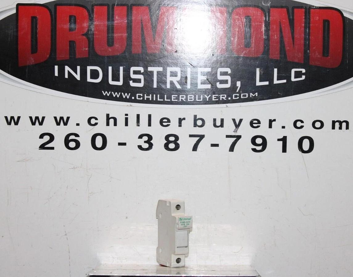 Used LITTELFUSE POWER-SAFE FUSE HOLDER LPSC 1-POLE 600 VOLT 30 AMP CLASS CC