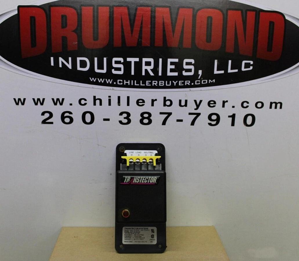 Used TRANSECTOR SYSTEMS SURGE PROTECTOR RELAY ACP-100-BWN3 120 VAC 15 AMP