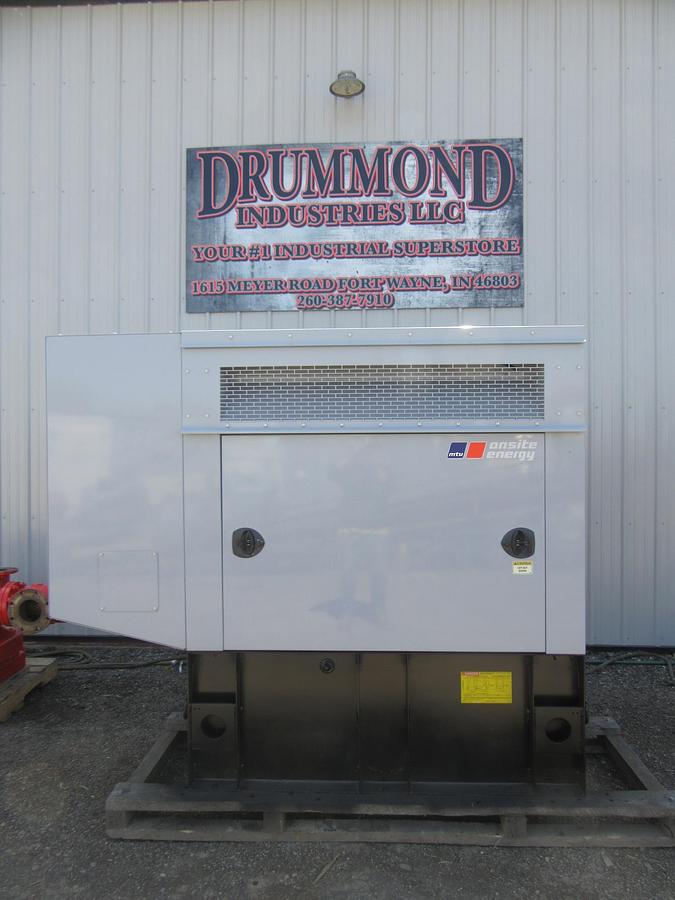 Used 20 KW DIESEL GENERATOR MTU 120/240 V 4LE1 ISUZU SOUND ENCLOSED 116 HRS  VIDEO