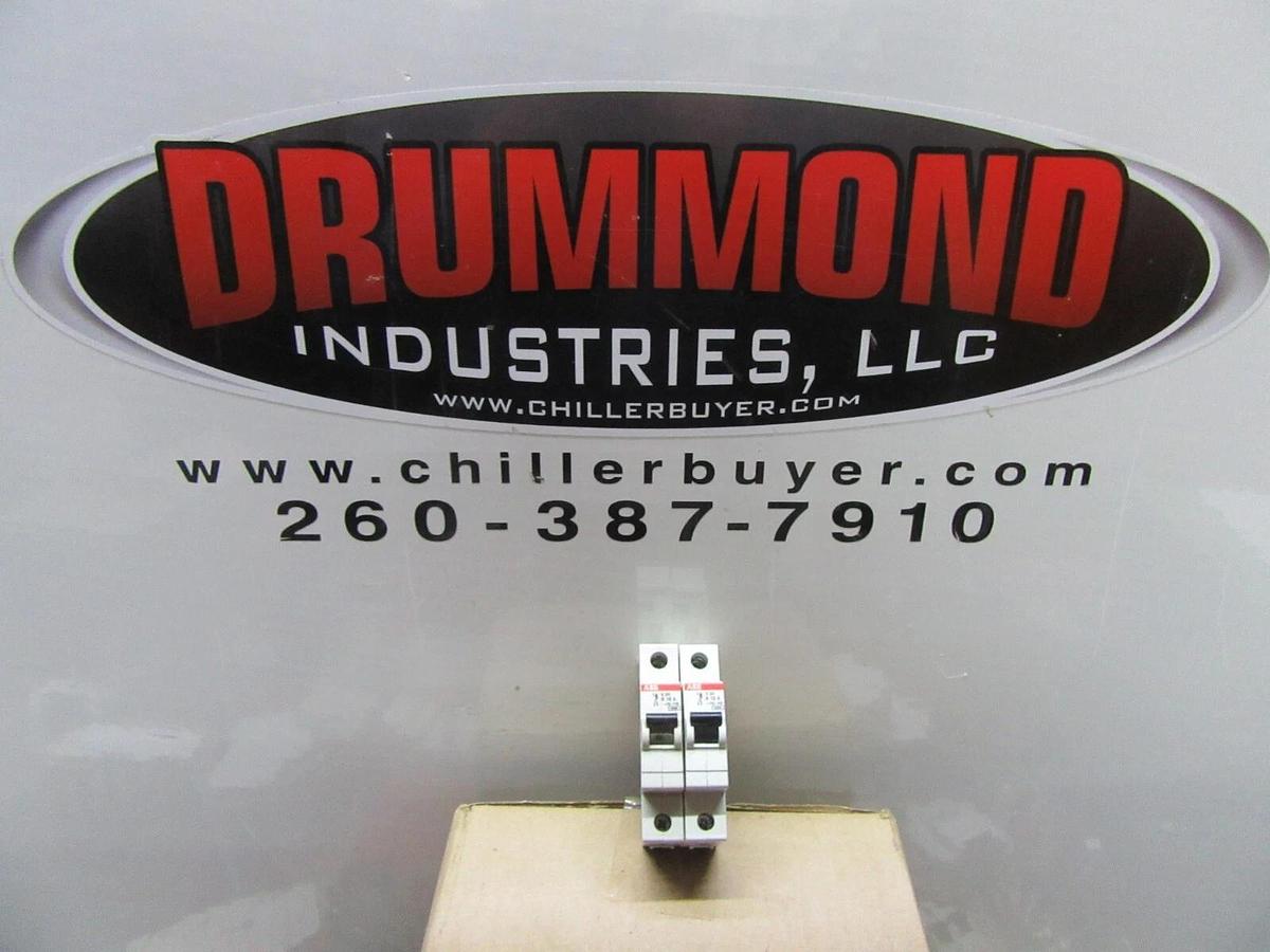 Used LOT OF 2 ABB S202-K10A 230/400 VOLT 10 AMP SINGLE POLE **WARRANTY INCLUDED**