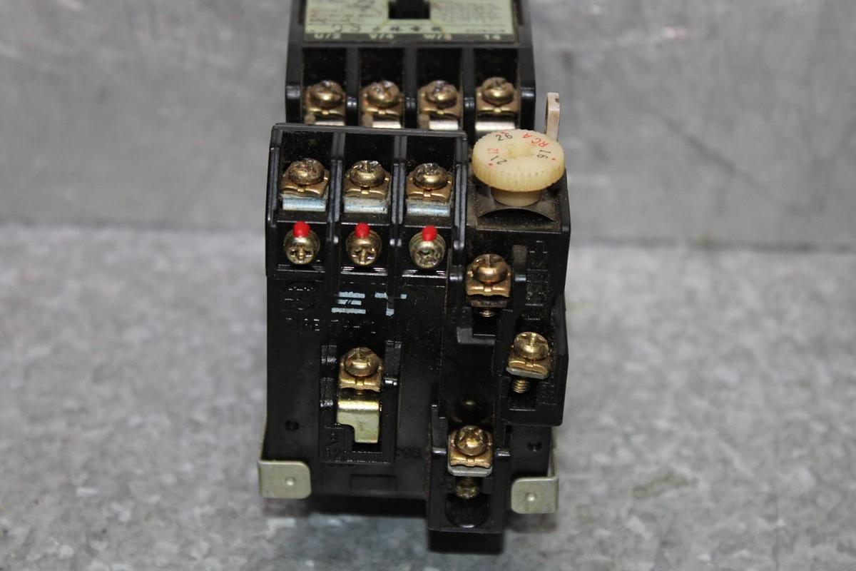 Used MAGNETIC STARTER S-C11L 500 VAC 20 AMP 4-POLE 5.5 HP COIL: 220 VOLT *WARRANTY*