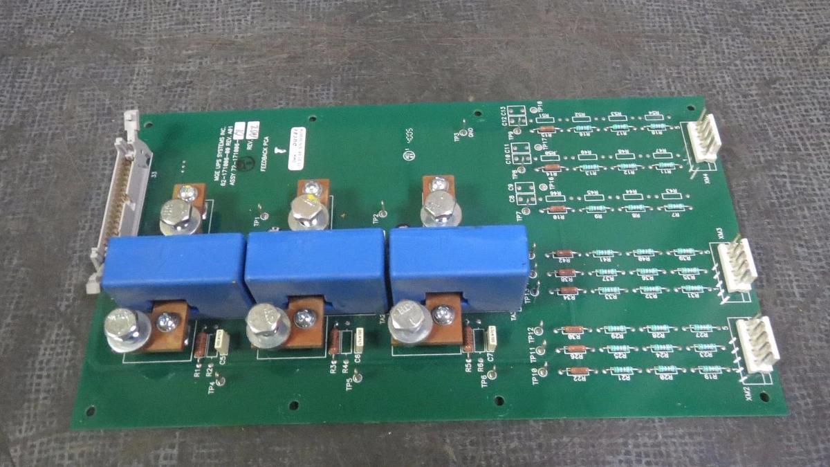 Used MGE UPS SYSTEMS FEEDBACK PCA CIRCUIT BOARD MODEL: 62-171006-00 ; 72-171006-01