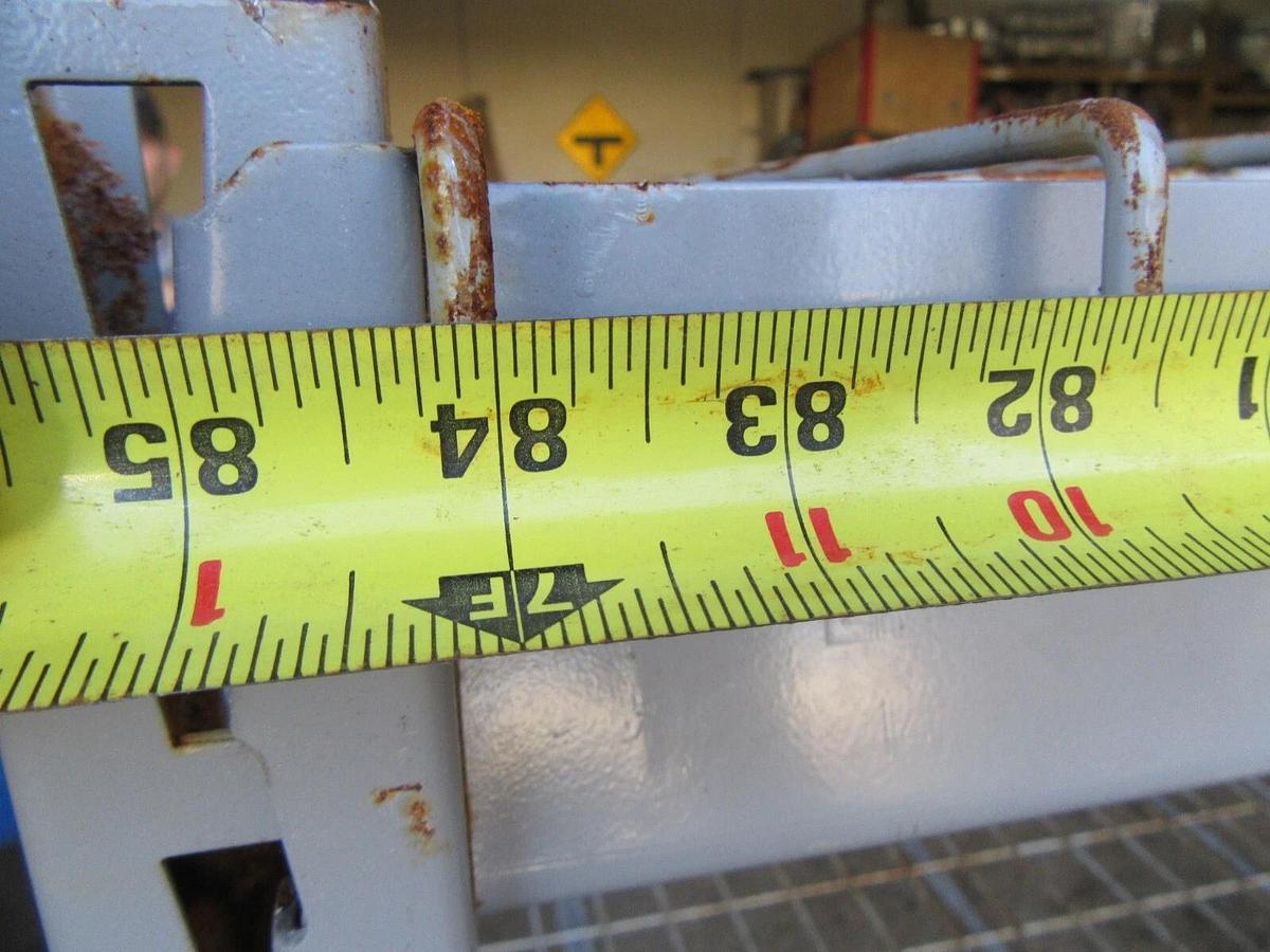 Used LYON 14GA. BULK STORAGE RACKING 7' L X 4' W X 5' T 1600# LBS CAP PER SHELF RACK