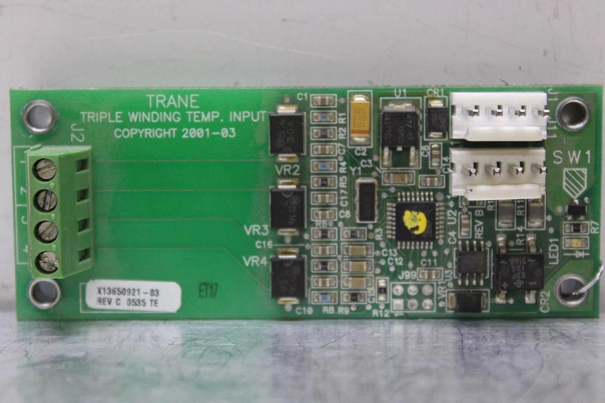 Used TRANE TRIPLE WINDING TEMPERATURE INPUT X13650921-03 REV. C **WARRANTY**