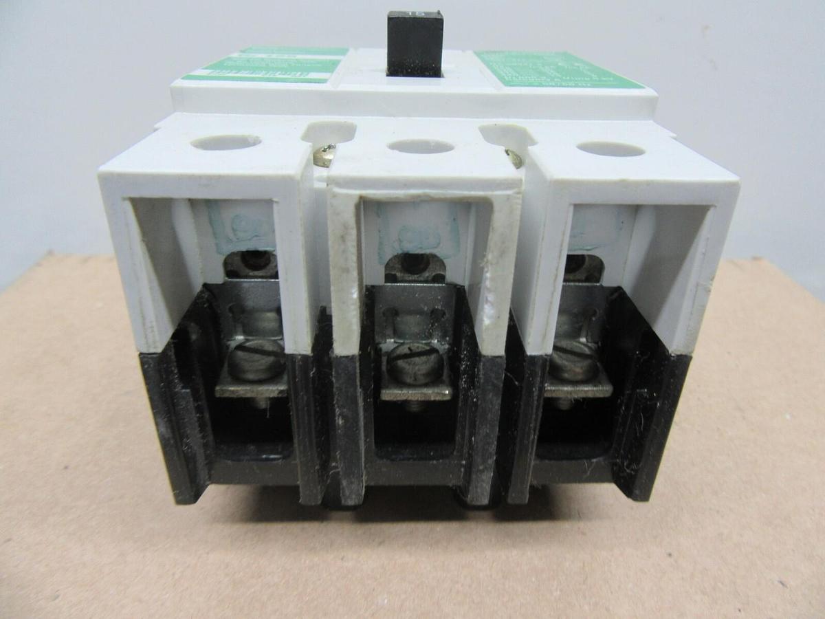 Used CUTLER HAMMER CIRUIT BREAKER GI 125 15 AMP 3-POLE 480/277 VAC **WARRANTY**