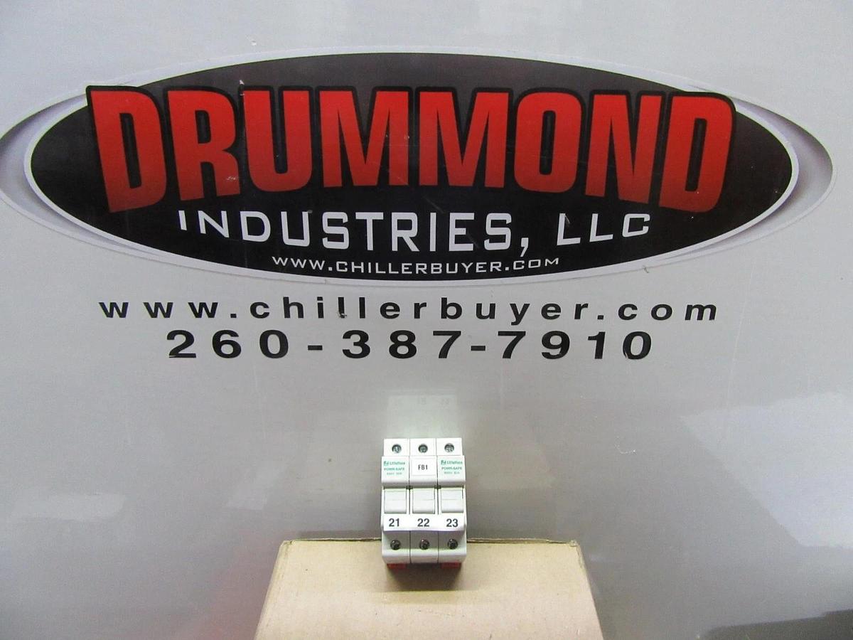 Used LITTELFUSE POWER-SAFE FUSE HOLDER LPSC-CH 600 VOLT 30 AMP 3-POLE **WARRANTY**