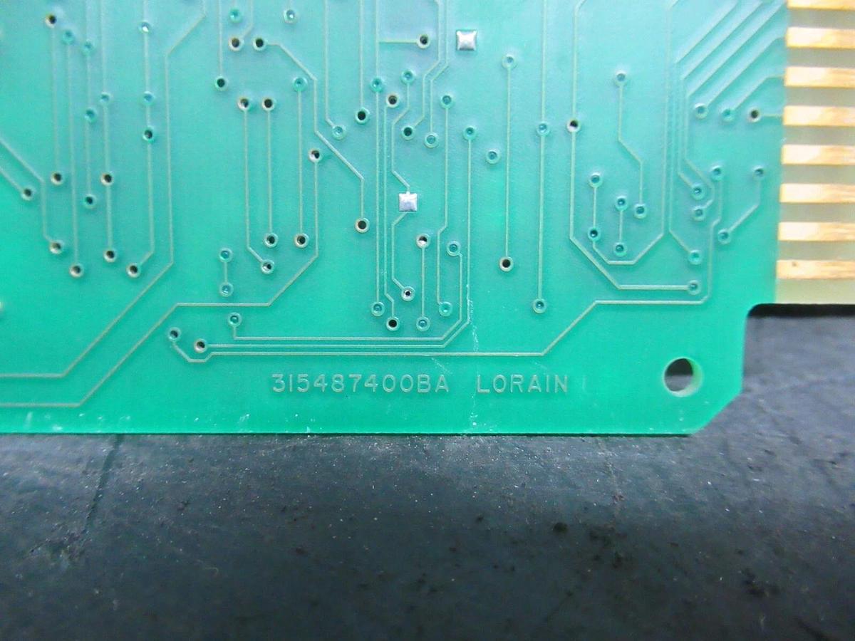 Used LORAIN CIRCUIT BOARD 315487400BA / 486774000 **WARRANTY INCLUDED**
