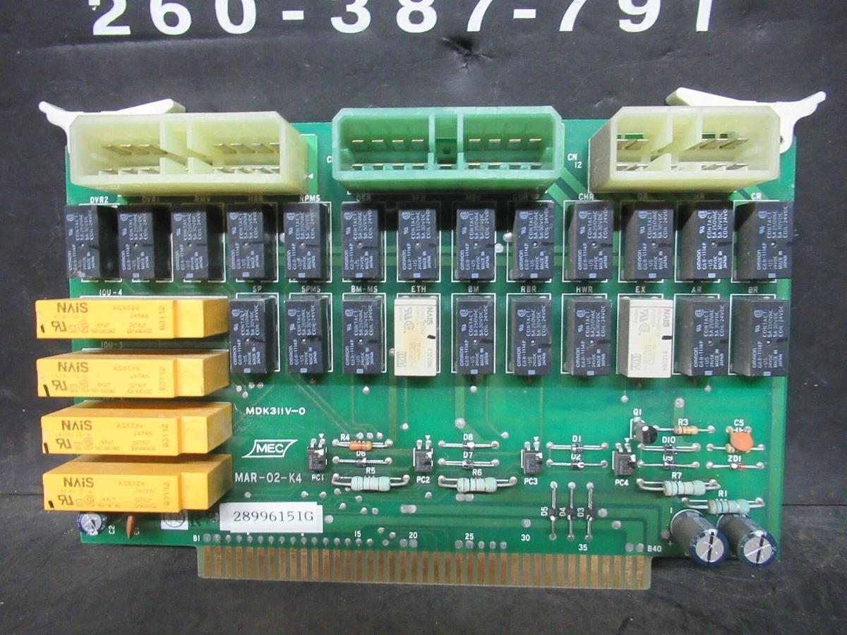 Used MEC DISPLAY CIRCUIT BOARD MDK311V-O / MAR-02-K4 / 2899615IG **NO SCREEN*