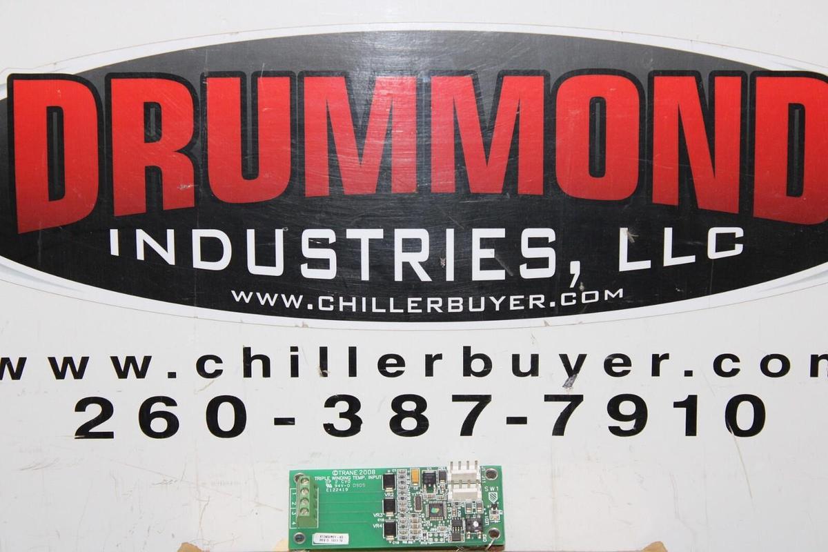 Used TRANE TRIPLE WINDING TEMPERATURE INPUT BOARD X13650921-03 REV. D *WARRANTY*
