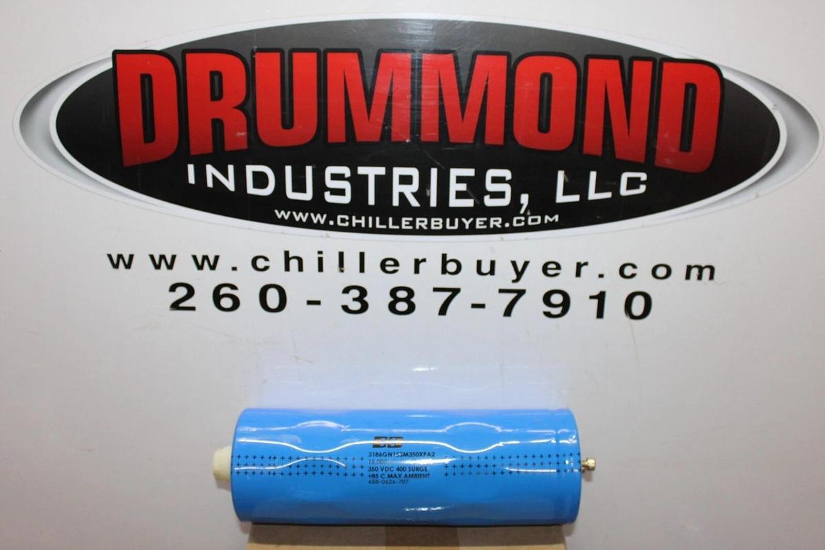 Used BC CAPACITOR 3186GN153M350XPA2 658-0626-707 350 VDC 400 SURGE 15000uF ± 20%