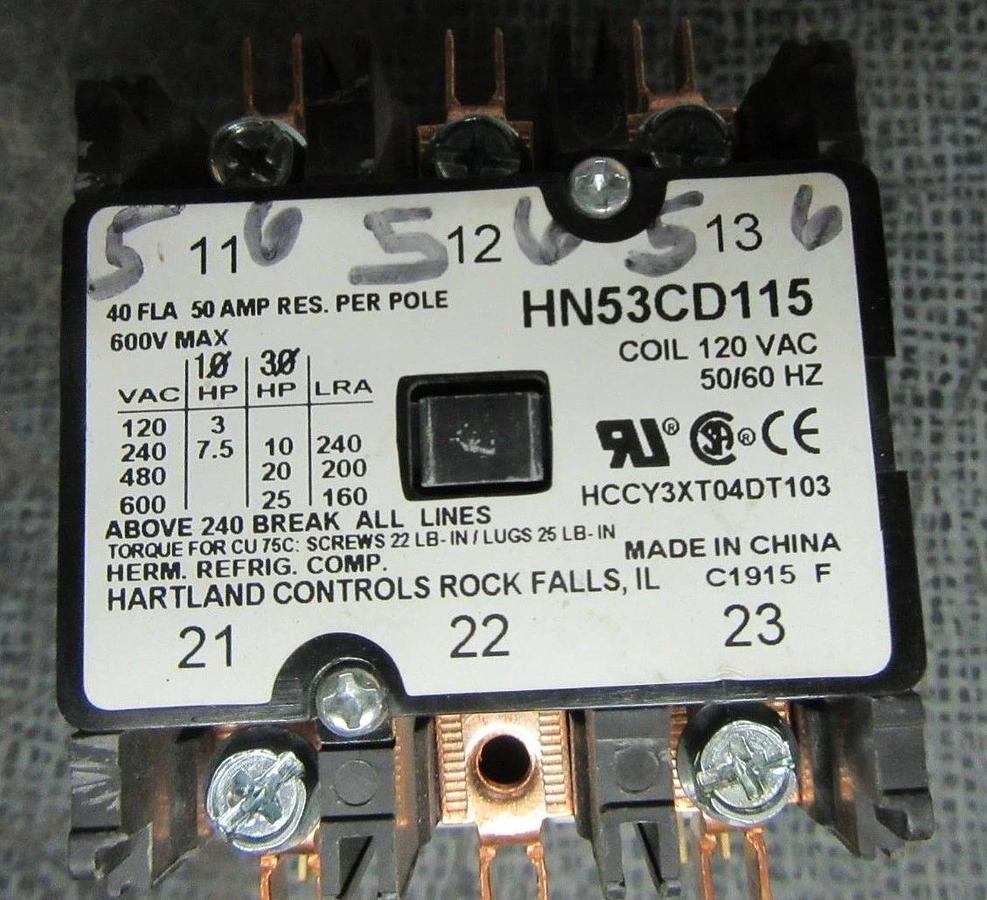 Used CARRIER HN53CD115 600V 40A 50A/RES **WARRANTY INCLUDED**