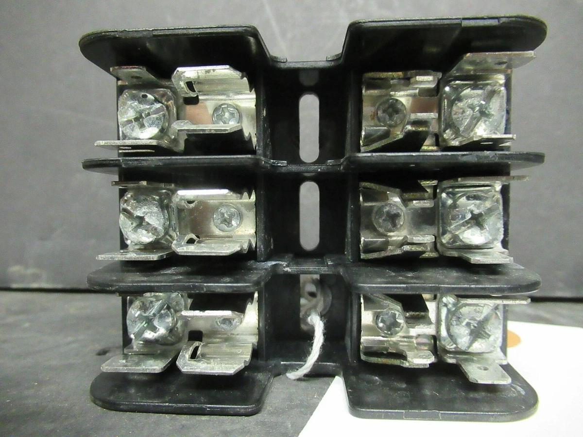 Used BUSSMANN FUSE HOLDER BCA6033PQ FOR 30 AMP 600V FUSES **WARRANTY**